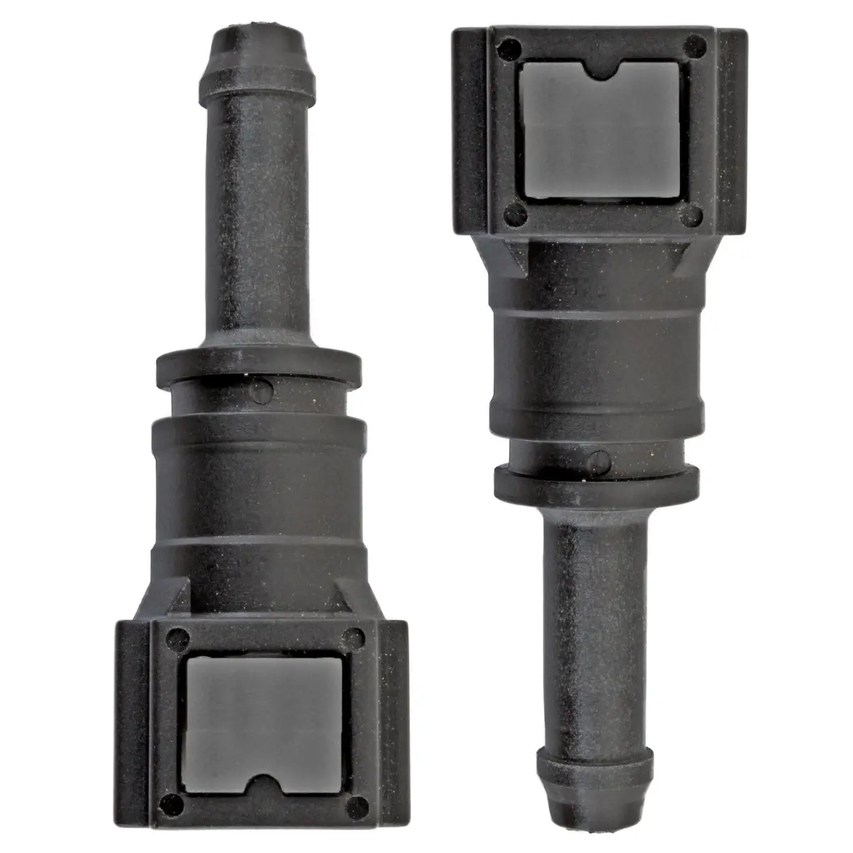 1/4" Steel To 5/16" Nylon Tubing | Straight Push-On | 2Ct 1