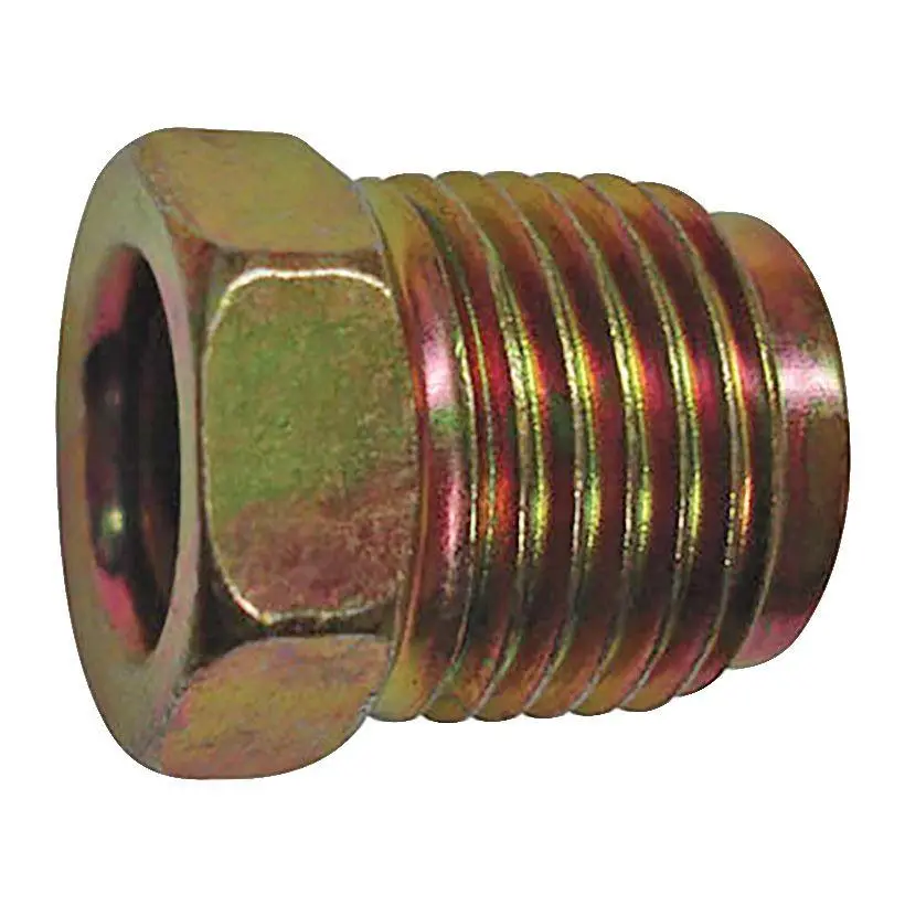 Fuel Line Steel Tube Nut | 3/8" Tube (M16x1.5 Surface Seal) | Inverted Flare | 10Ct 1