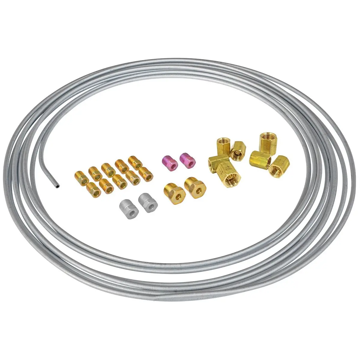 3/16" Galvanized Steel Brake Line Replacement Kit And 3/16" Union Kit 2