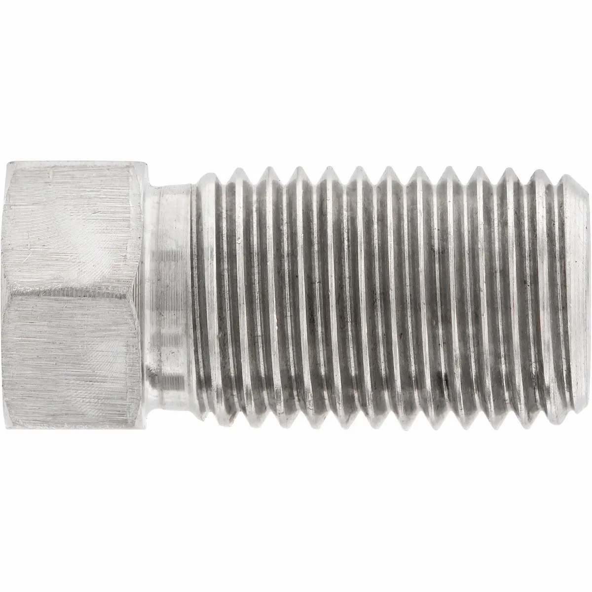 3/16" (3/8-24 Inverted) | Stainless Steel Brake Line Tube Nut | Long | 10Ct 2