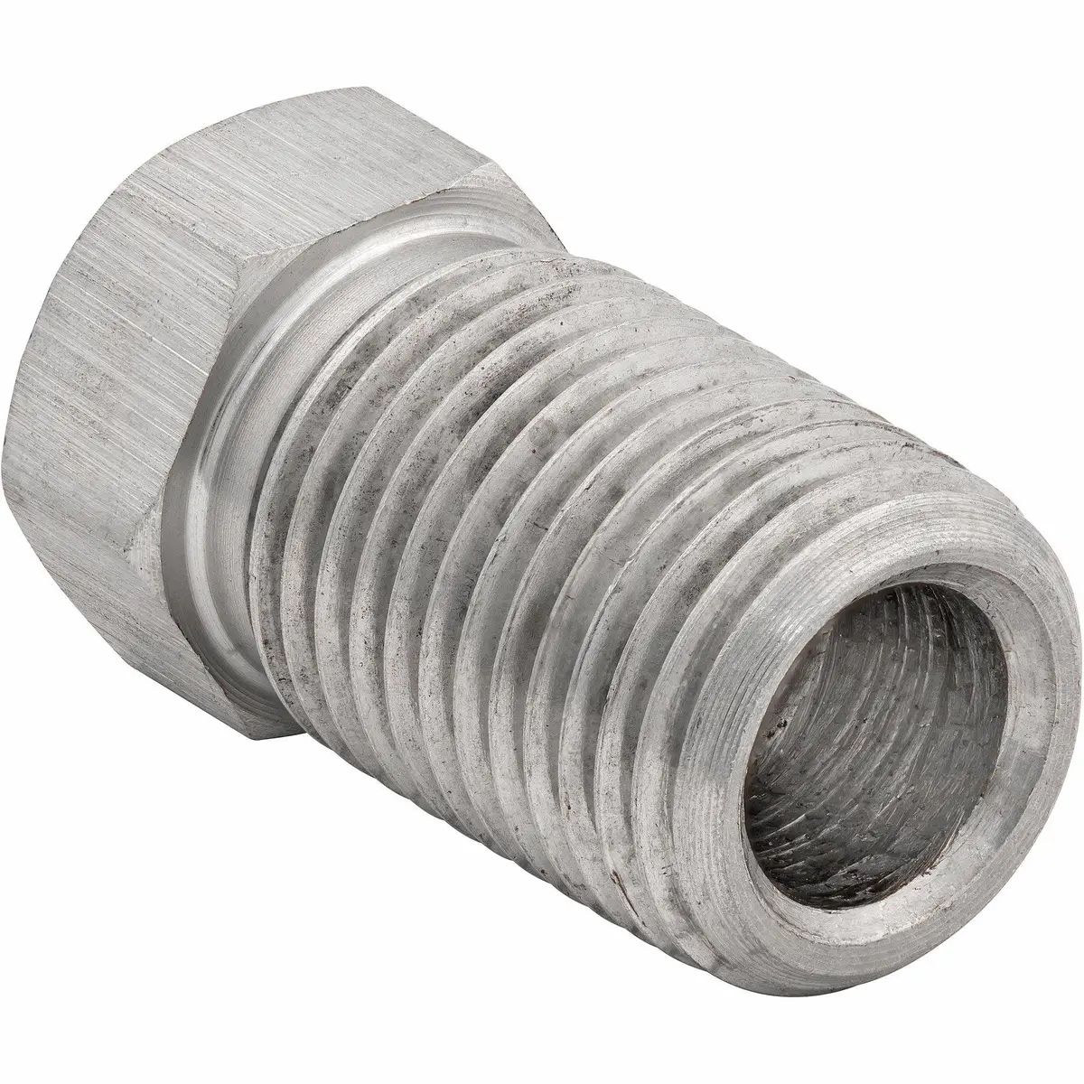 1/4" (7/16-24 Inverted) Long Tube Nut Stainless Steel | 10Ct 1
