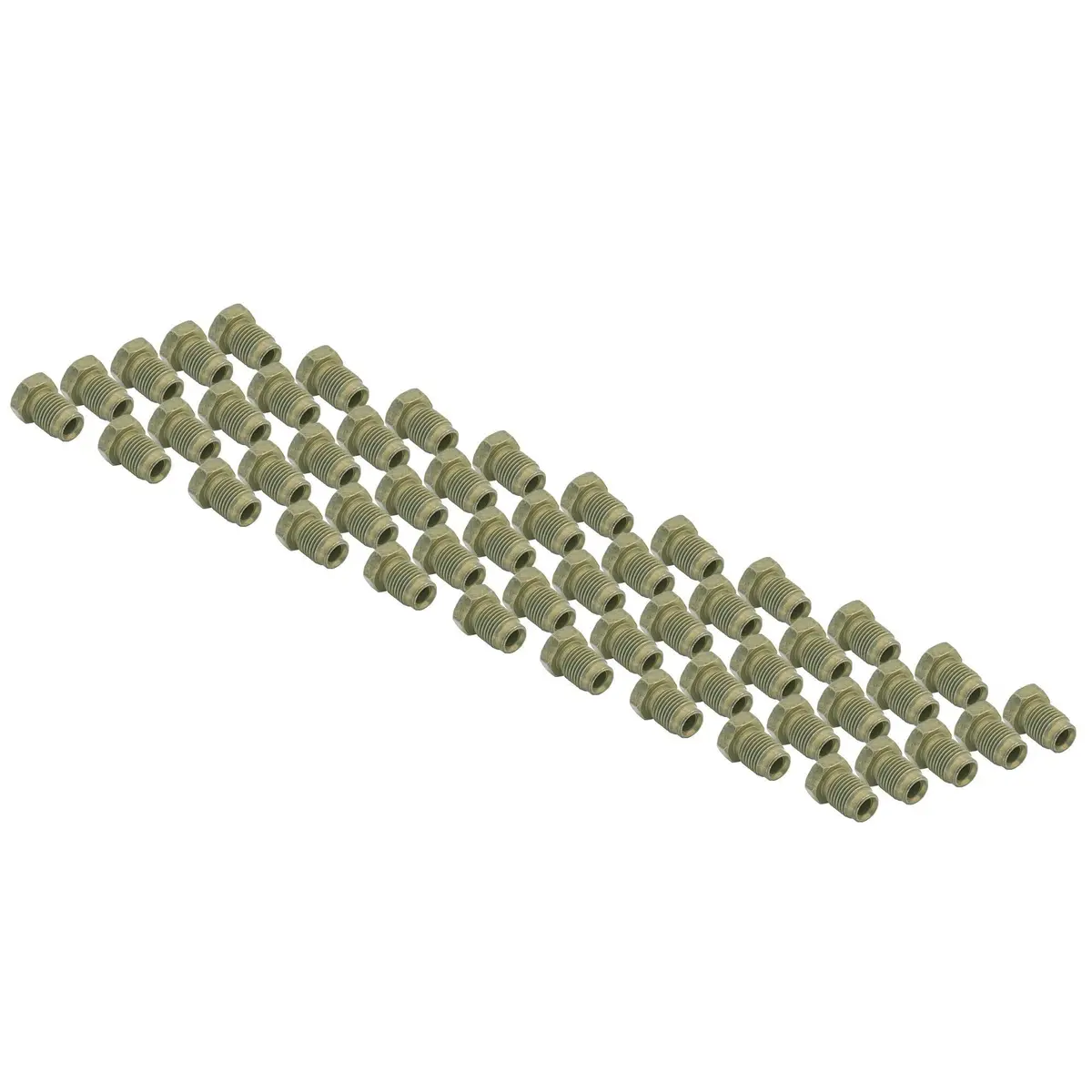 3/16" (M10 X 1.0 Bubble) Steel Brake Line Fittings | 50Ct 1