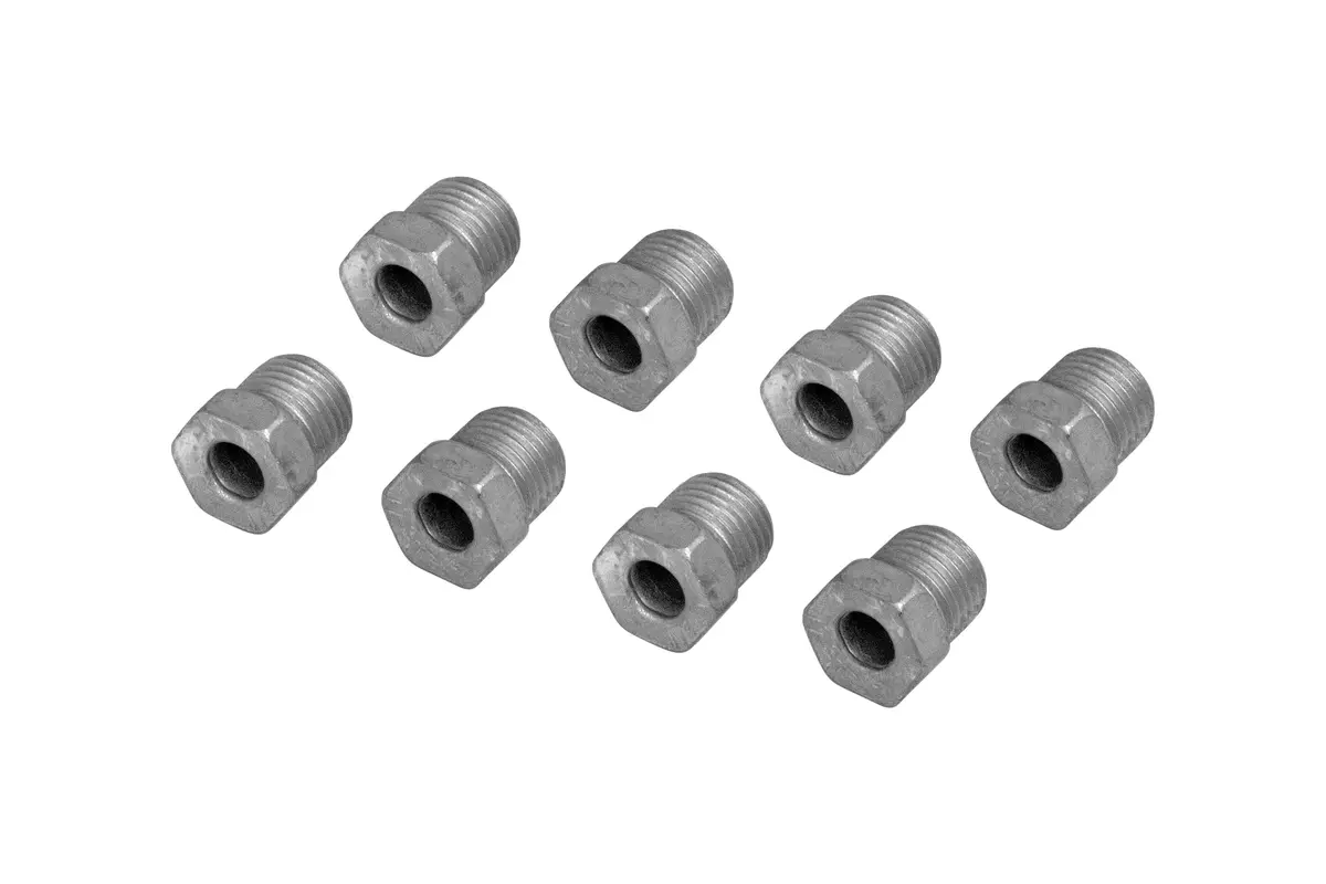 1/4" (1/2-20 Inverted) | Steel Tube Nut | 10Ct 1