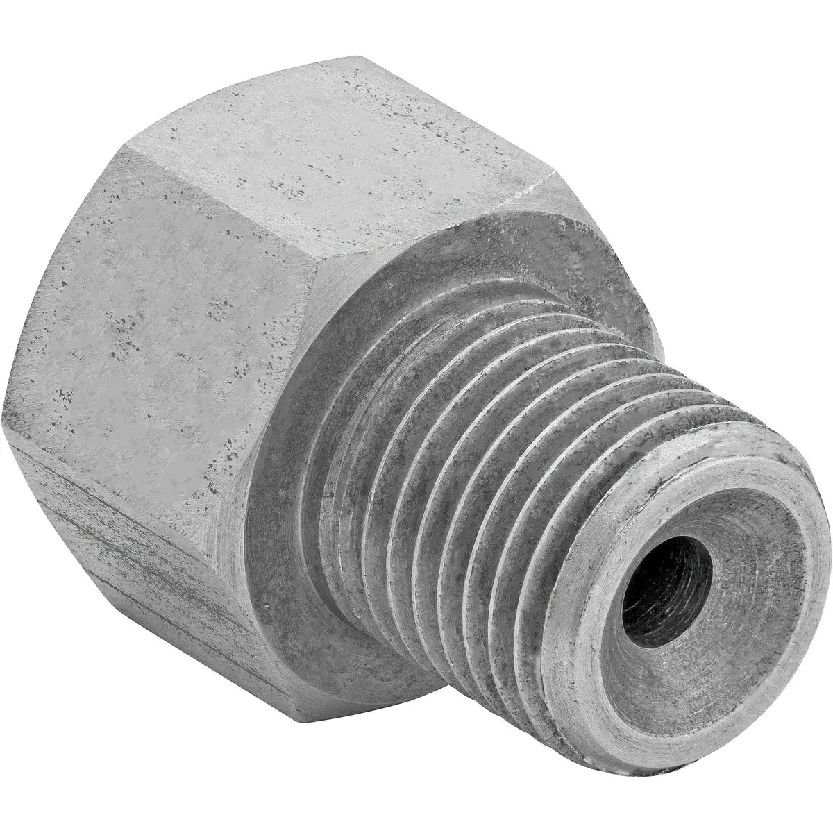(7/16-24 Inverted)F To (1/2-20 Inverted)M | Stainless Steel Brake Line Adapter | 10Ct 1