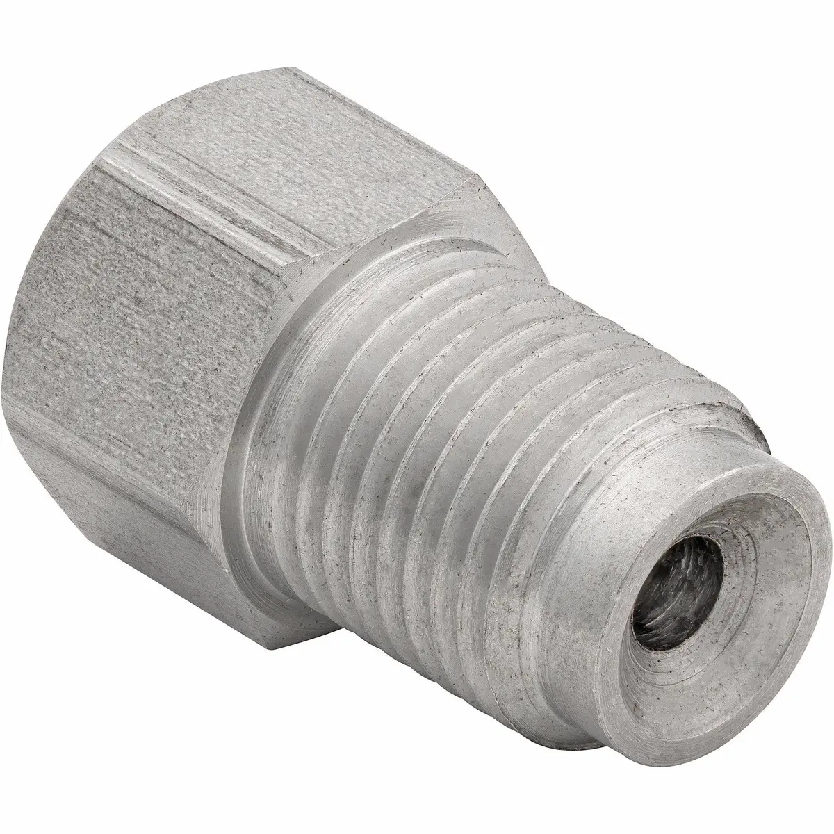 (3/8-24 Inverted)F To (7/16-24 Inverted)M | Stainless Steel Brake Line Adapter | 10Ct 1