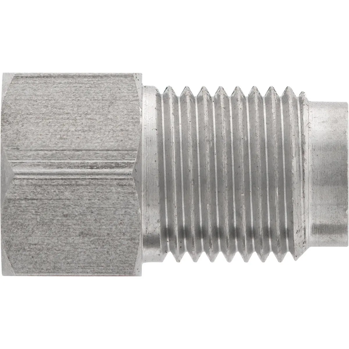 (3/8-24 Inverted)F To (7/16-24 Inverted)M | Stainless Steel Brake Line Adapter | 10Ct 2