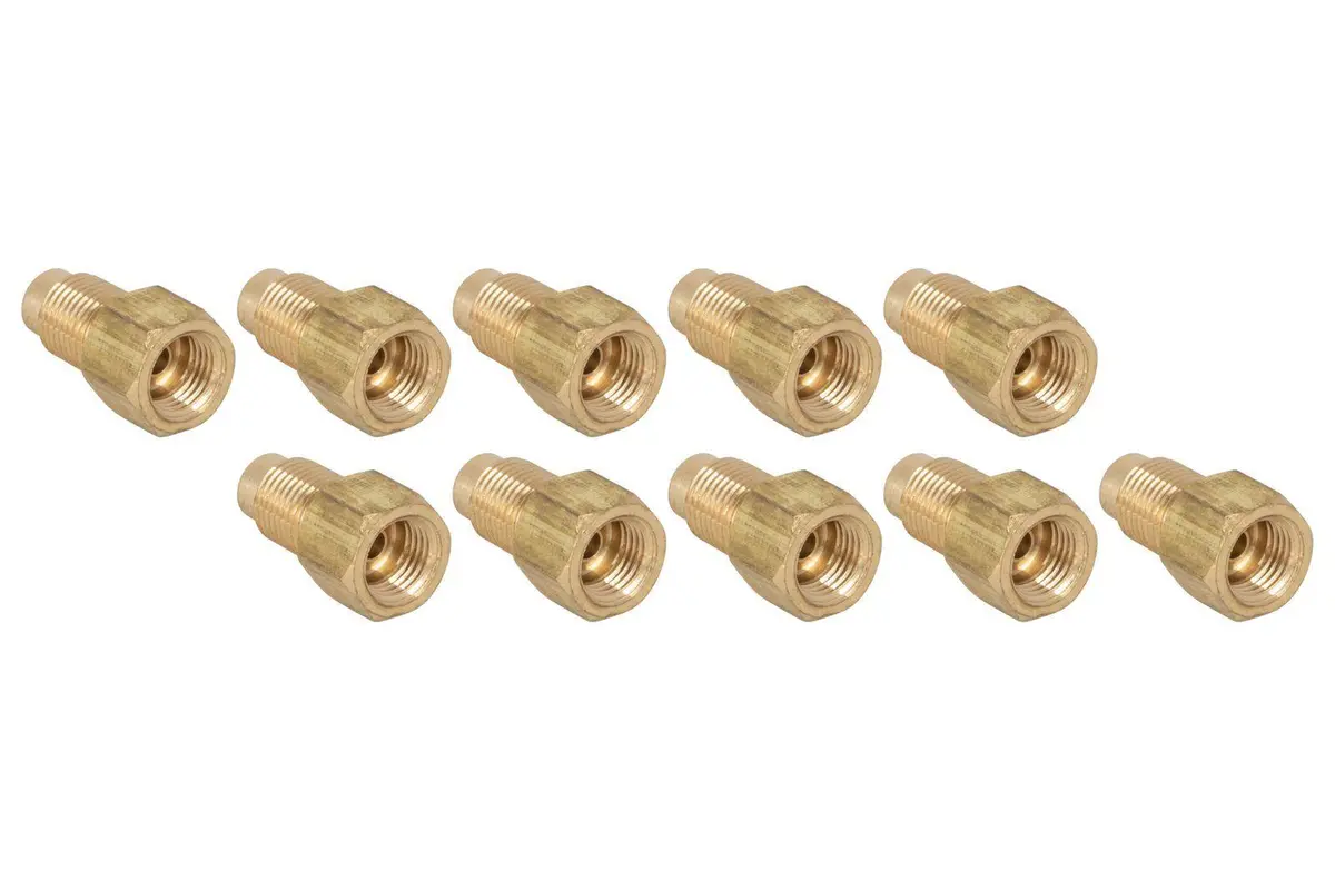 (3/8-24 I)Female | (M10x1.0 B)Male Brass Adapter | 10Ct 2