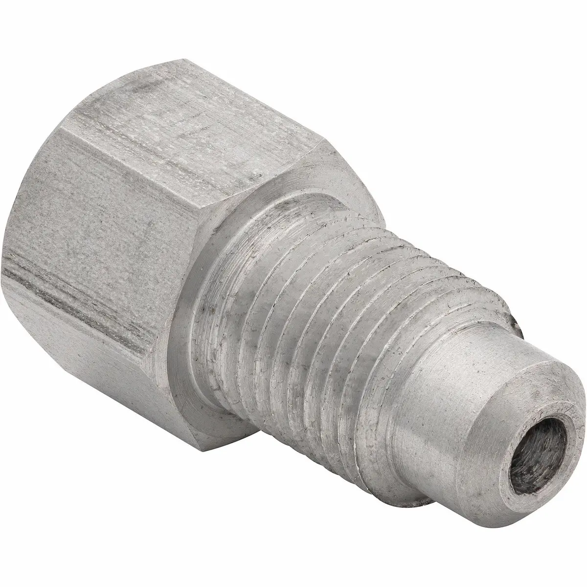 (3/8-24 Inverted)F To (M10x1.0 Bubble)M | Stainless Steel Brake Line Adapter | 10Ct 1