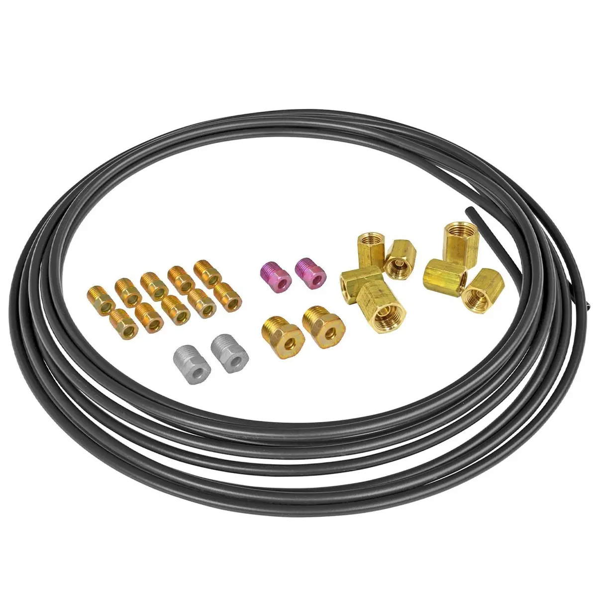 3/16" Pvf-Coated Steel Brake Line Replacement Kit And 3/16" Union Kit 2
