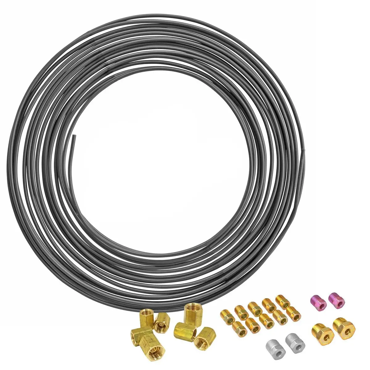 3/16" X 50' Pvf Coated Steel Line And 3/16" Union Kit 1