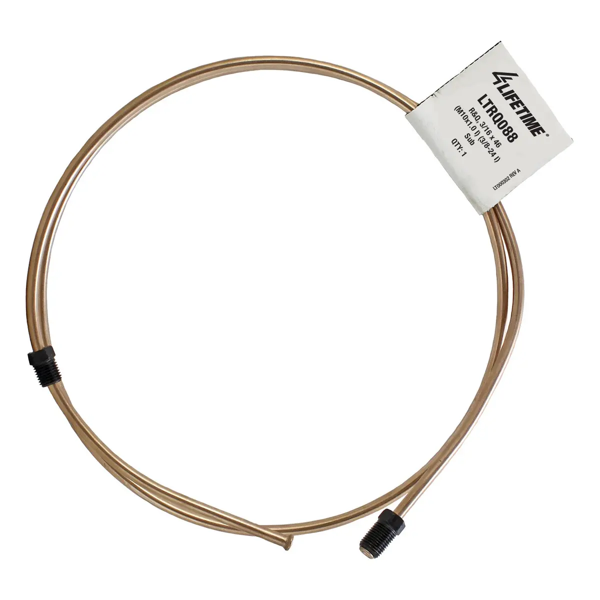 3/16" × 46" Copper-Nickel Brake Line – Pre-Flared, Ready To Install 1
