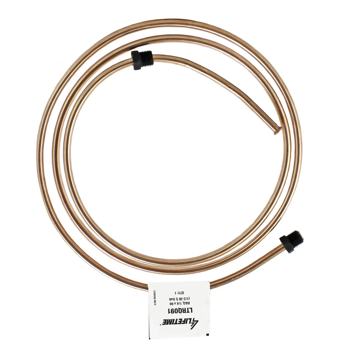 Rightquick 1/4" X 68" Copper Nickel Line (1/2-20 I) Flared With Fittings 1