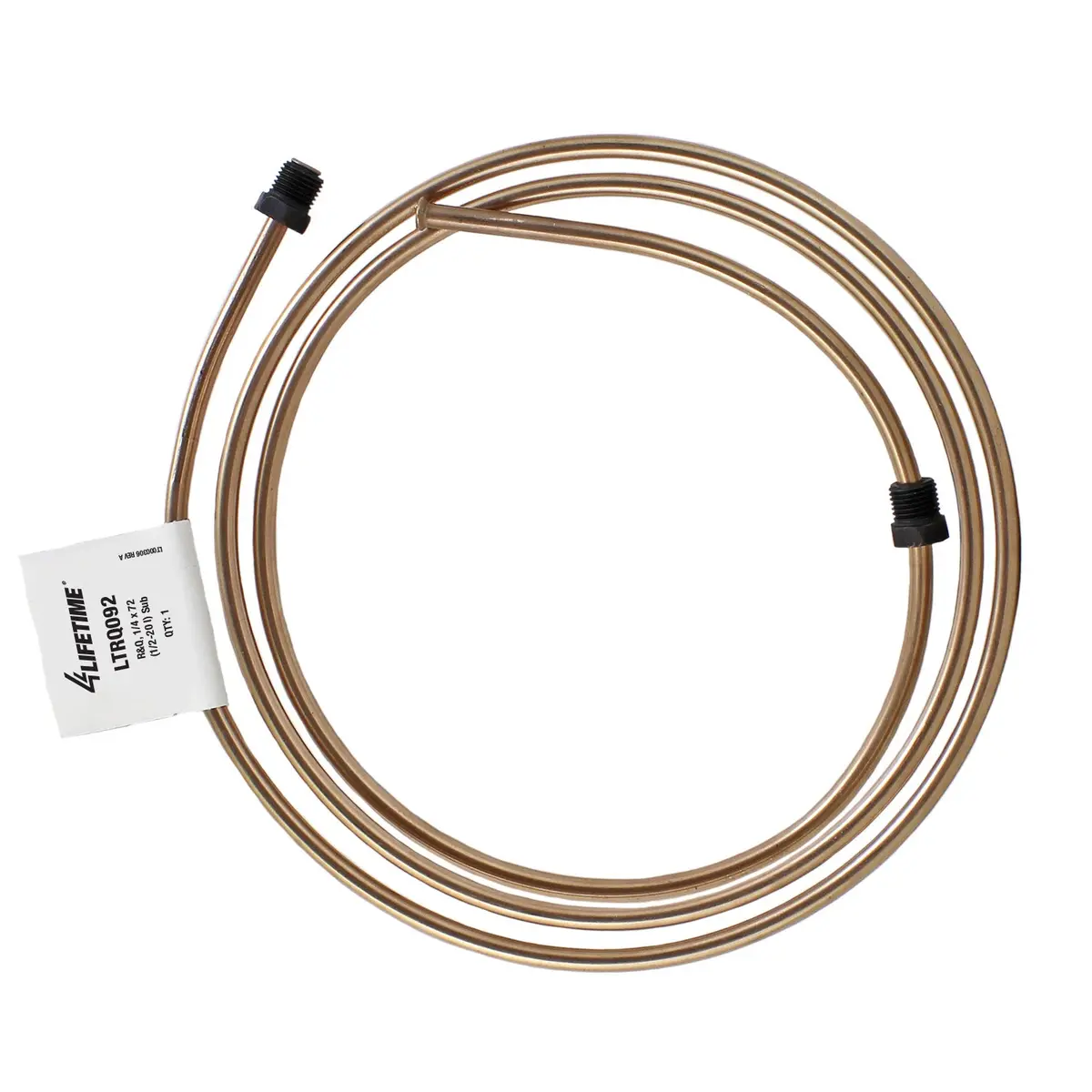 Rightquick 1/4" X 72" Copper Nickel Line (1/2-20 I) Flared With Fittings 1