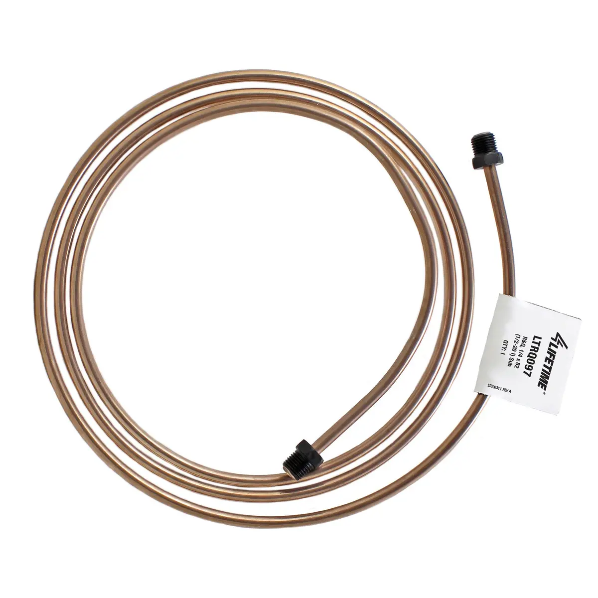 Rightquick 1/4" X 82" Copper Nickel Line (1/2-20 I) Flared With Fittings 1