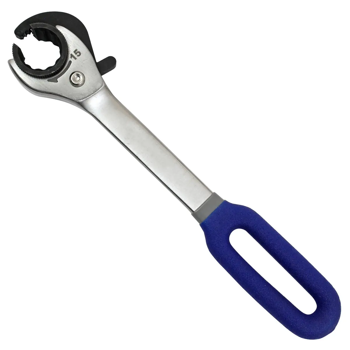 15Mm Metric | Ratcheting Open End Line Wrench 1