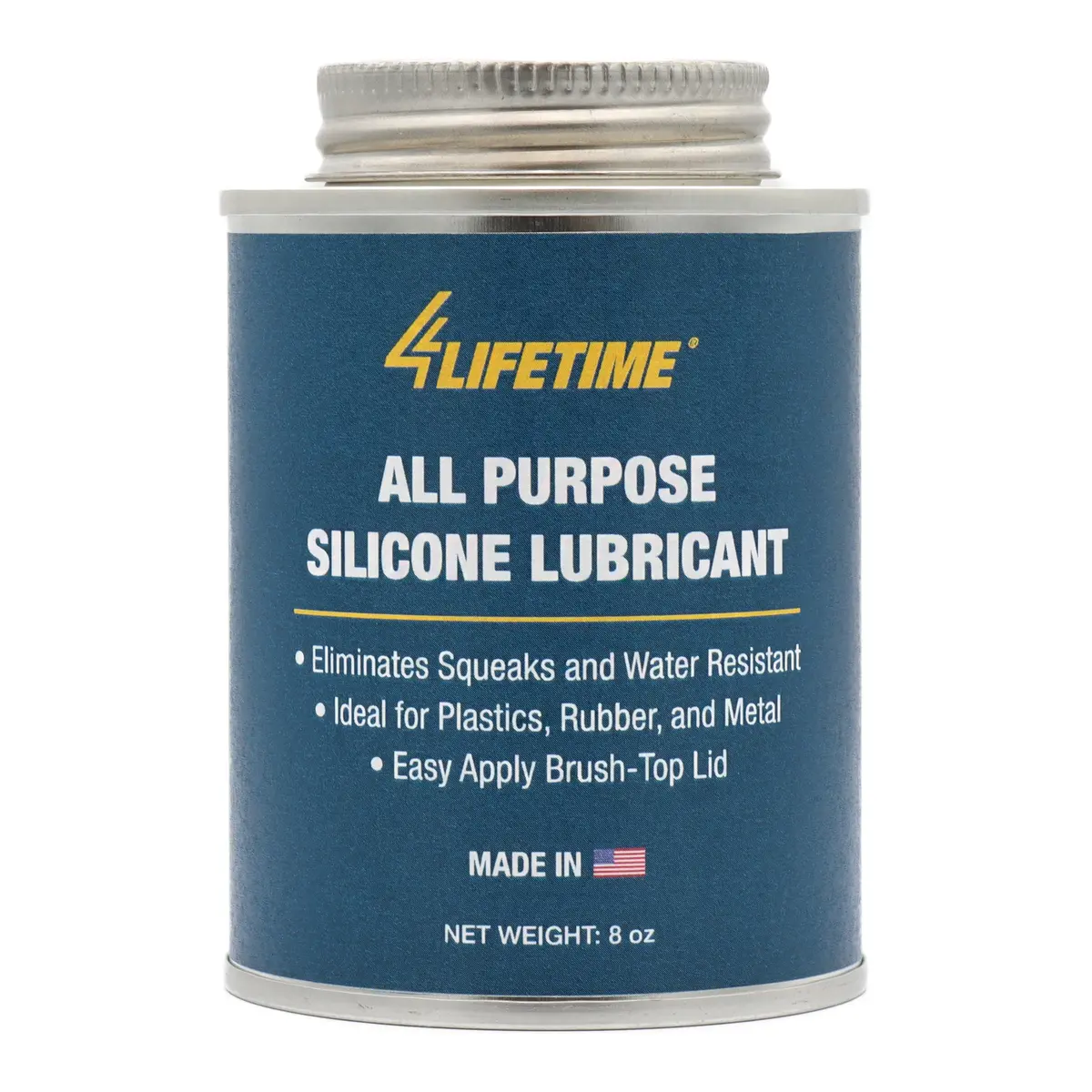 Industrial Silicone Multi-Purpose Lubricant - 8Oz Brush Top 1