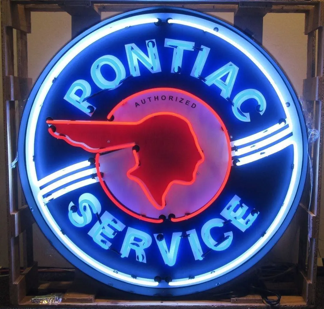 Pontiac Service Large Neon 1