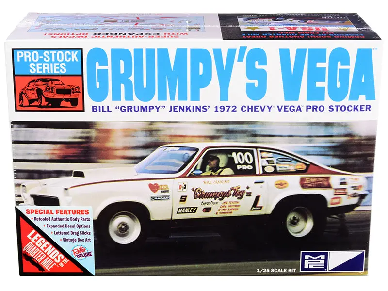 1972 Chevrolet Vega Pro Stock Bill "Grumpy" Jenkins' "Legends Of The Quarter Mile" 1/25 Scale Model By Mpc 1
