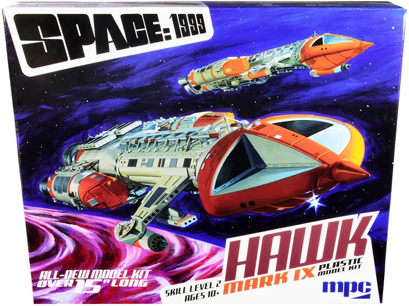Hawk Mark Ix Space Fighter "Space: 1999" (1975-1977) Tv Show Plastic Model Kit (Skill Level 2) 1/48 Scale Model By Mpc 1