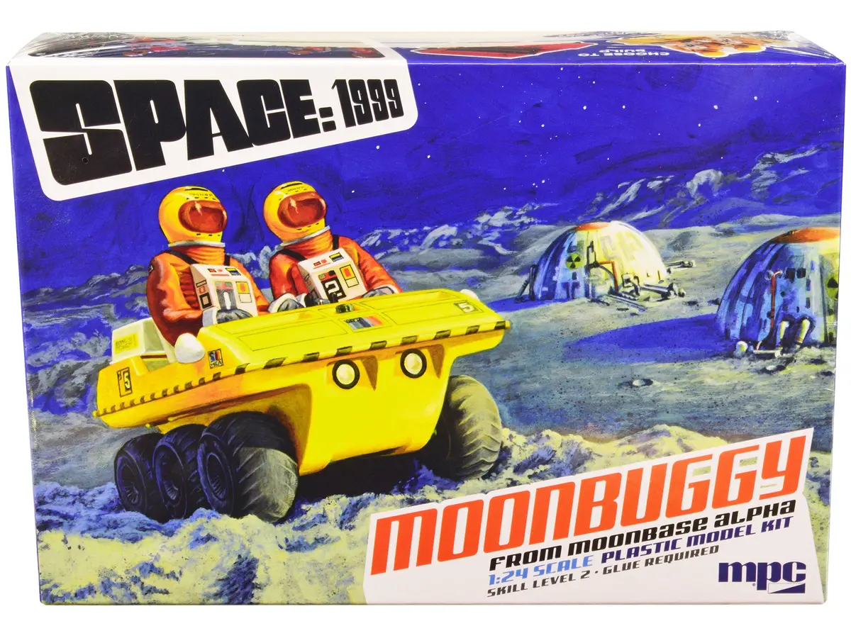 Moonbuggy/Amphicat 6-Wheeled Atv "Space: 1999" (1975-1977) Tv Show 2-In-1 Plastic Model Kit 1/24 Scale Model By Mpc 1