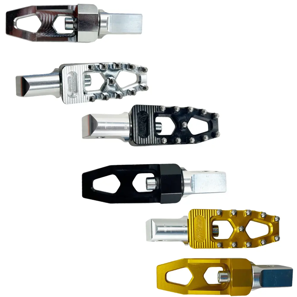 Tc Bros. Pro Series Mx Lite Footpegs For 2018-Up Harley-Davidson (Passenger Position) 1