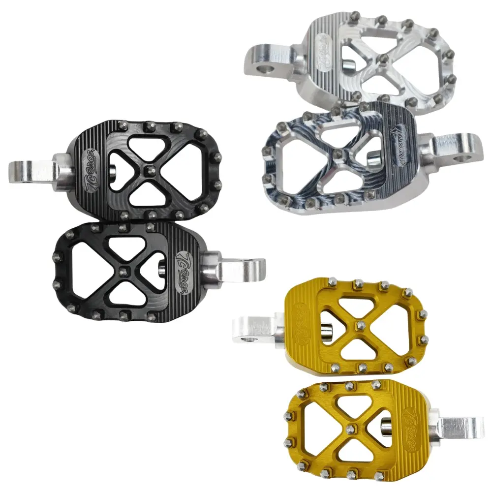 Tc Bros. Pro Series Mx Footpegs For 1977-2022 Harley-Davidson 1