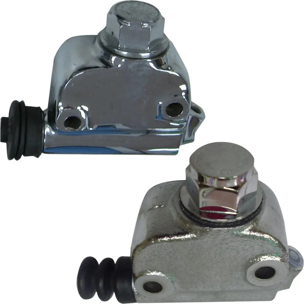 Moto Iron Chrome Rear Master Cylinder For 1973-E1979 Harley-Davidson Big Twin 1