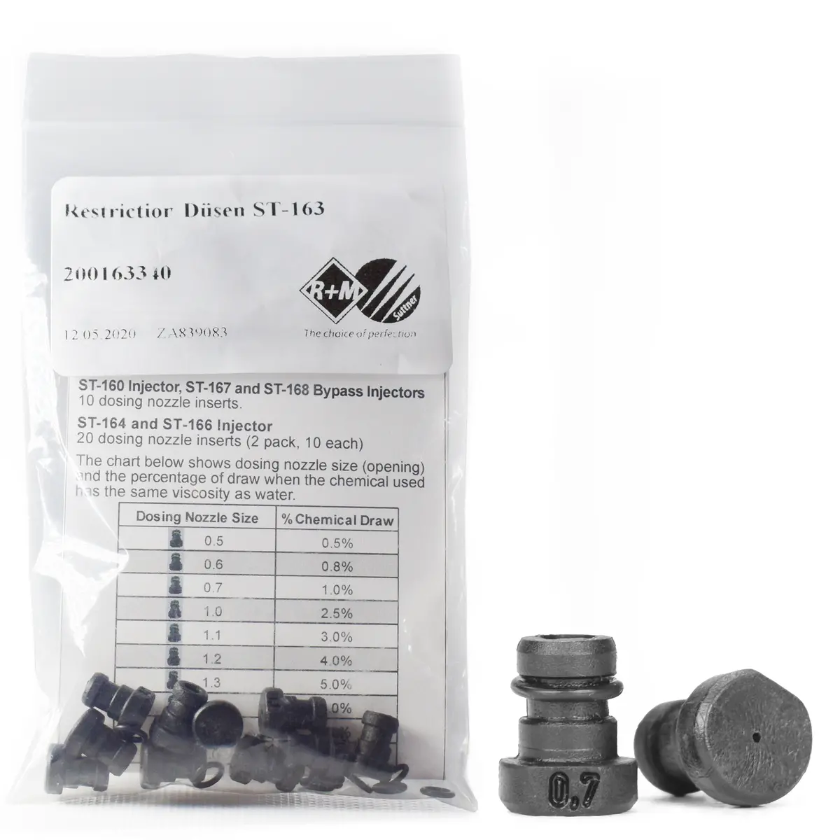 Suttner St-164 & St-160 Dosing Nozzles: 10 Pack 1