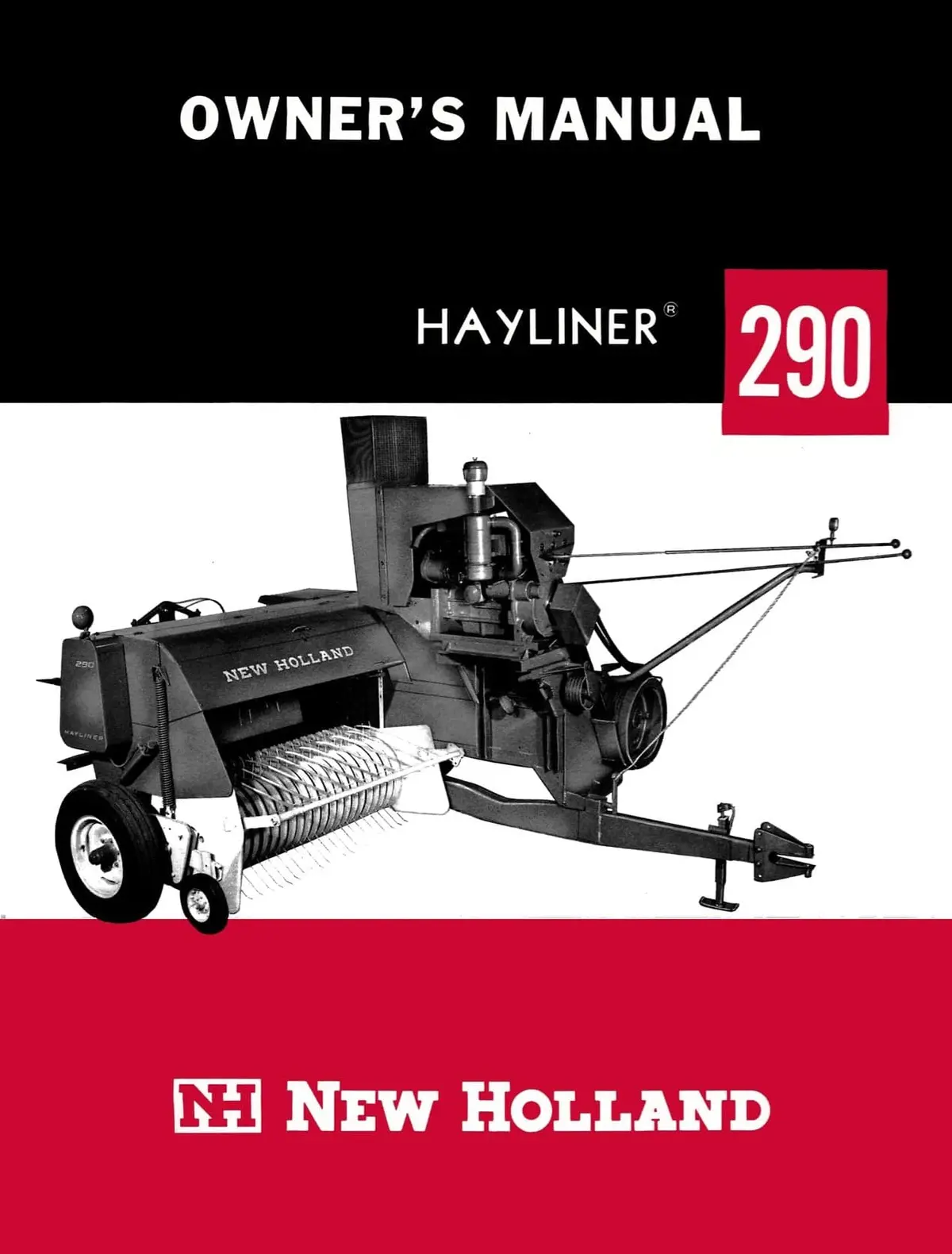 New Holland Hayliner 290 Balers Owner's Manual 1