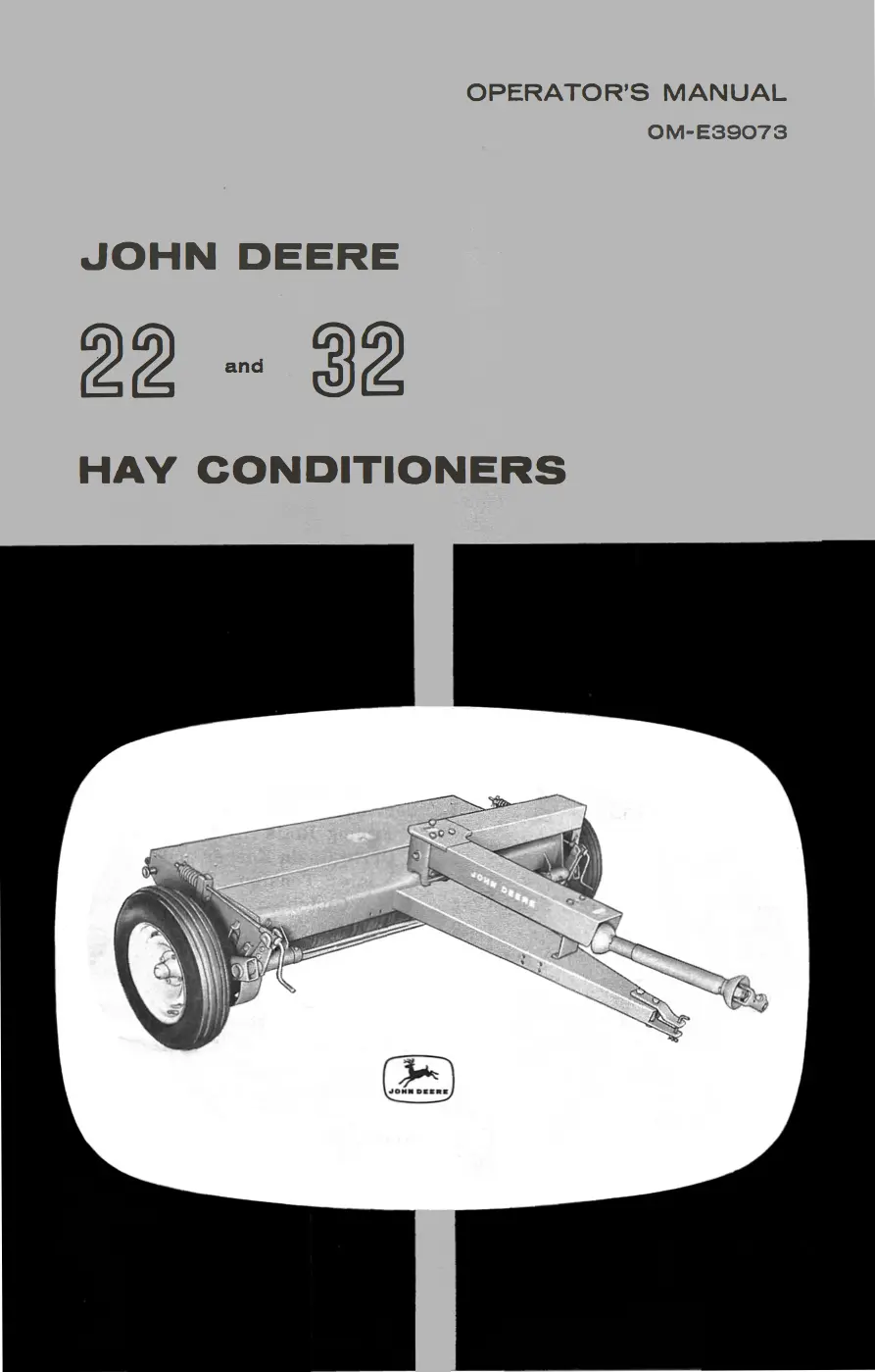 John Deere 22 And 32 Hay Conditioner Operator's Manual 1