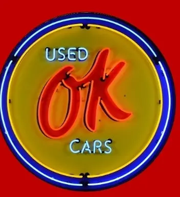 Ok Cars Large Neon 1