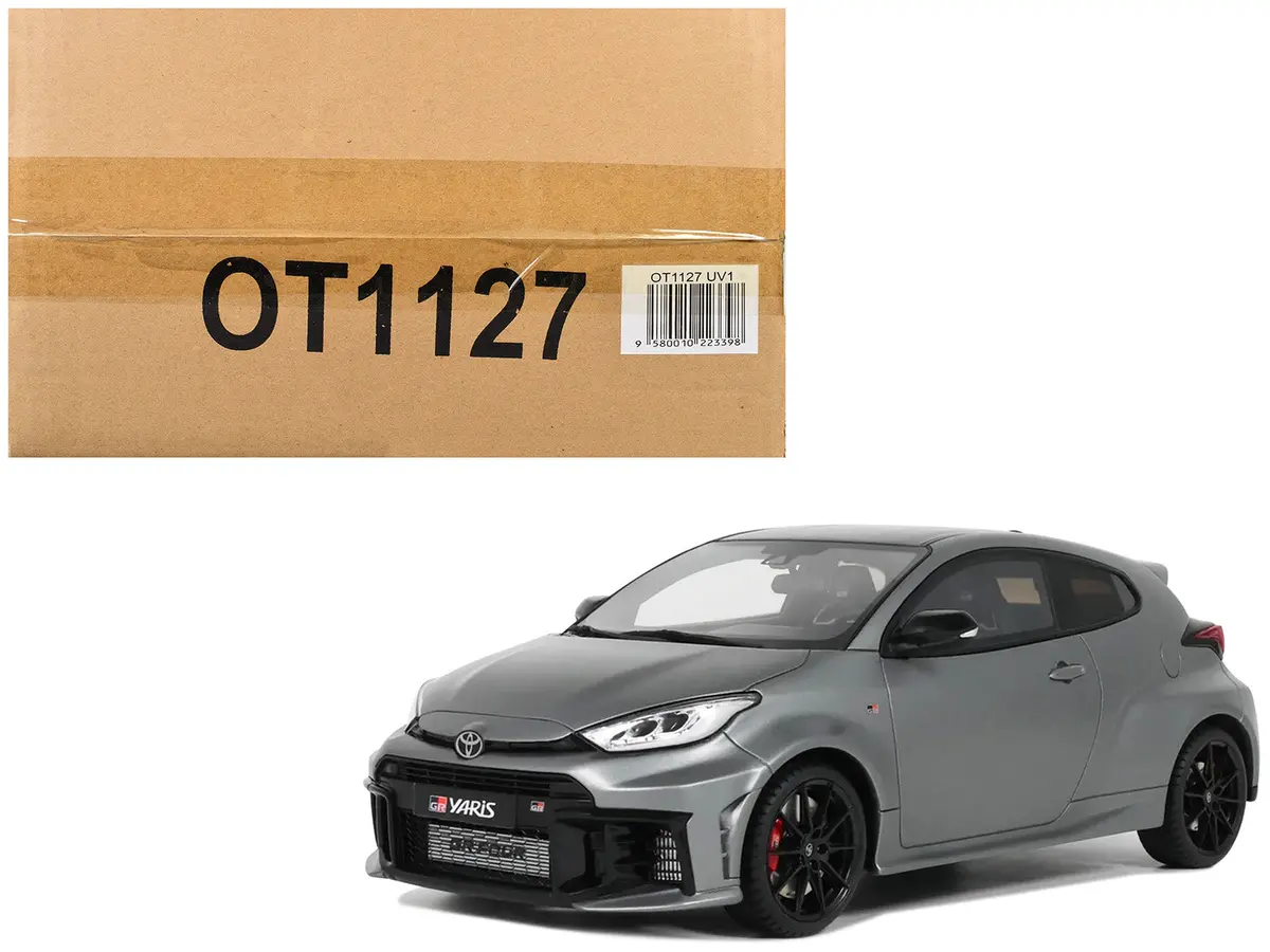 2024 Toyota Gr Yaris Precious Metal Gray Metallic Limited Edition To 999 Pieces Worldwide 1/18 Model Car By Otto Mobile 1