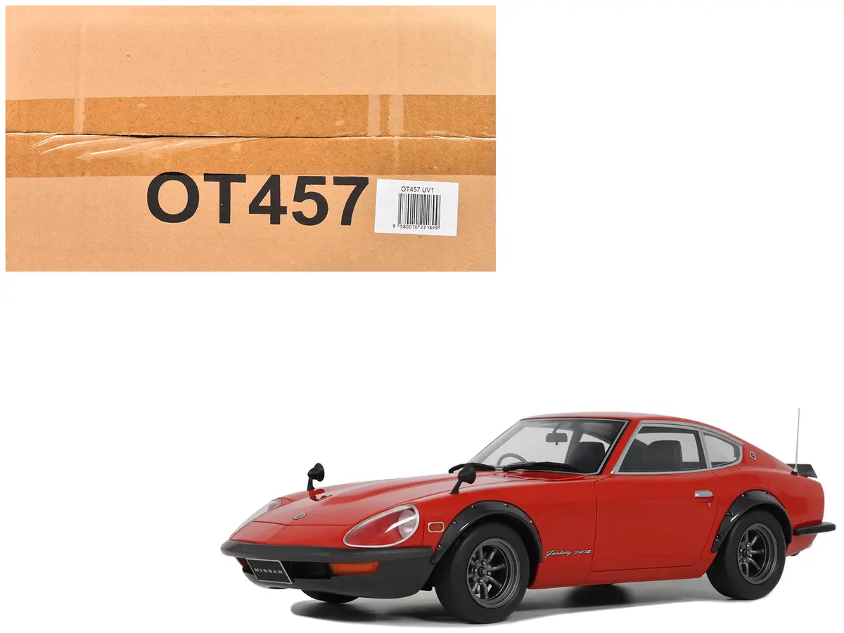 1972 Nissan Fairlady 240Zg Rhd (Right Hand Drive) Grand Prix Red Limited Edition To 3000 Pieces Worldwide 1/18 Model Car By Otto Mobile 1