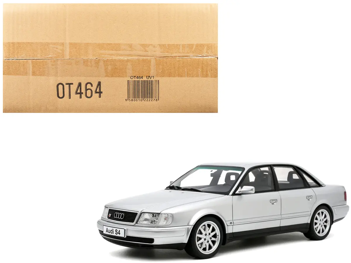 Audi S4 (C4) 4.2 V8 Crystal Silver Metallic Limited Edition To 2000 Pieces Worldwide 1/18 Model Car By Otto Mobile 1