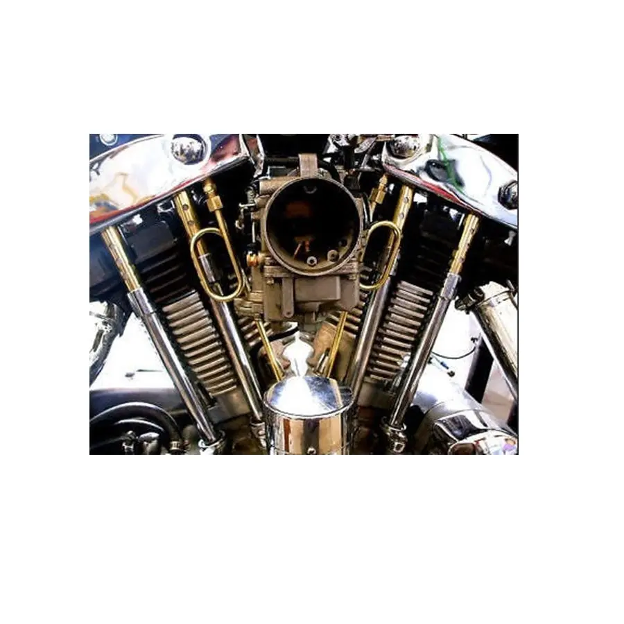 Brass Ironhead Sportster Rocker Box Loop Lines 2