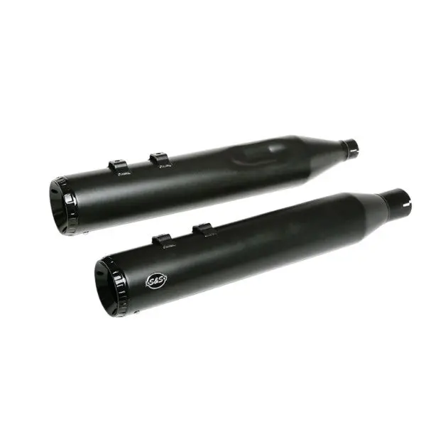 Gnx Slip-Ons For M8 Touring Models - Black 1