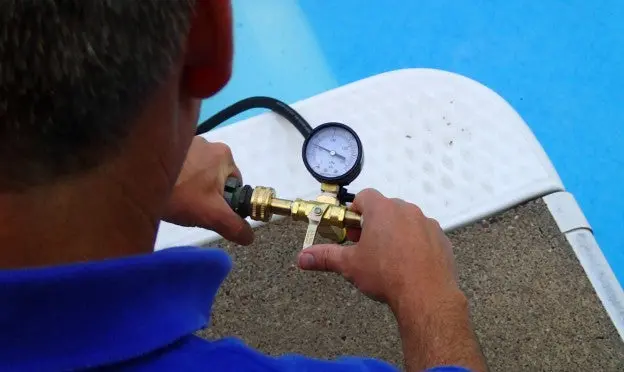 Pressure Test Pool Plumbing 1