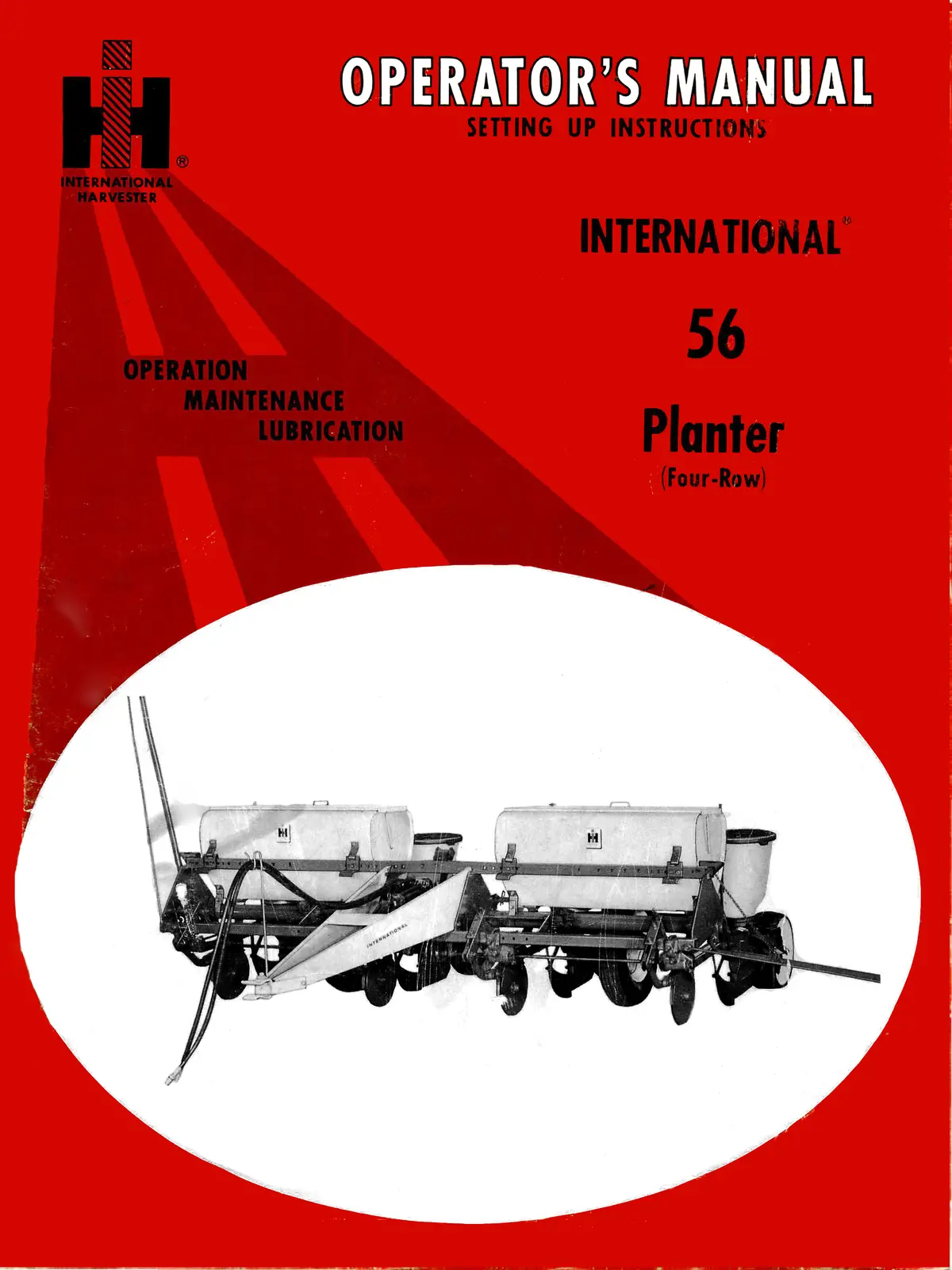 International 56 Planter (Four-Row) Operator's Manual 1