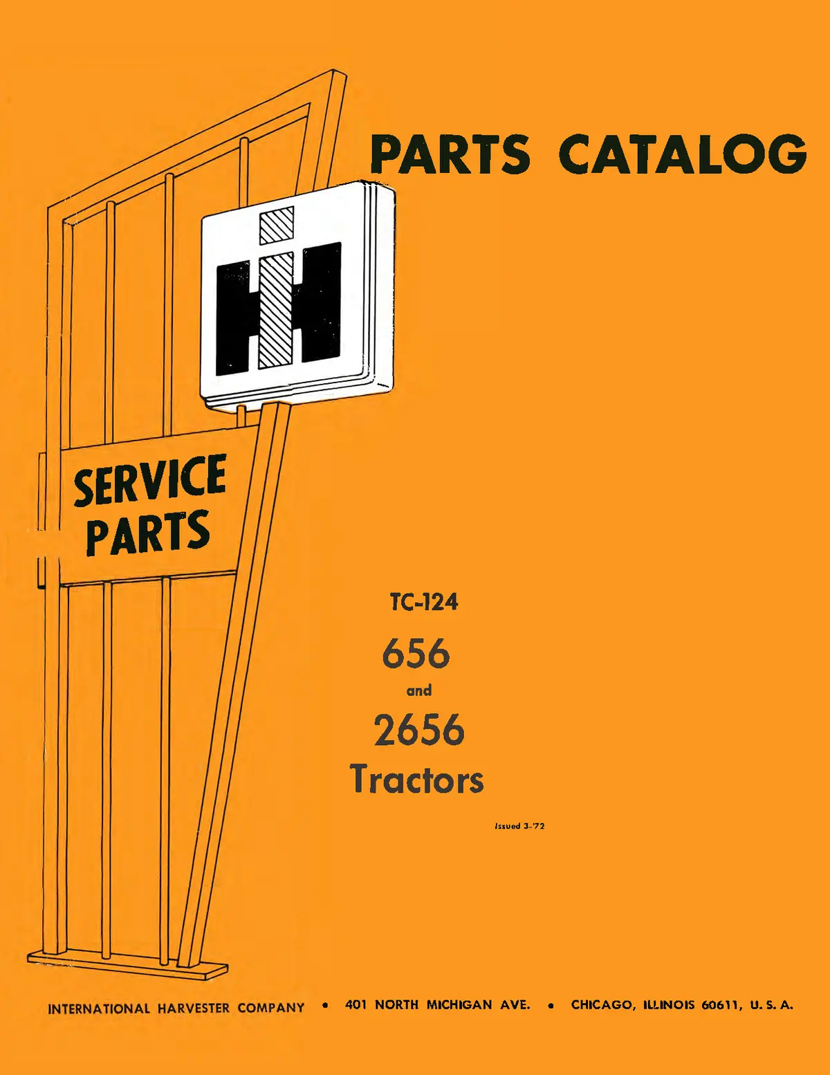 International Harvester 656 And 2656 Tractors - Parts Catalog 1