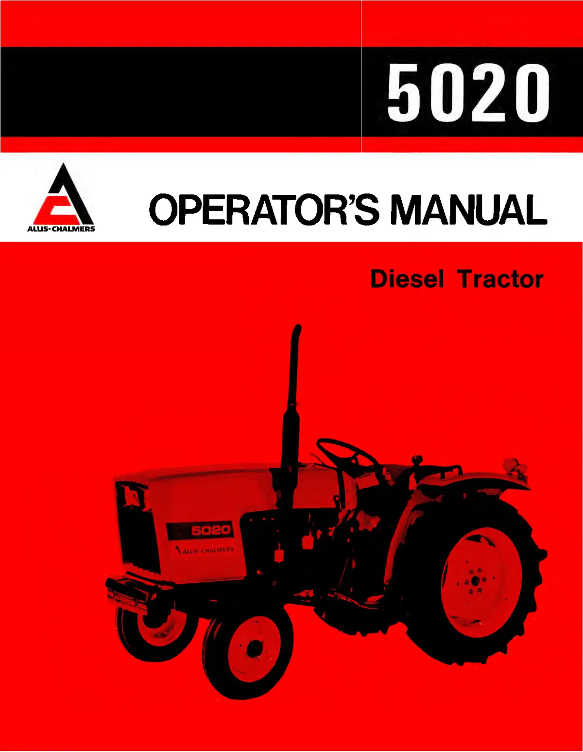 Allis-Chalmers 5020 Tractor Operator's Manual 1