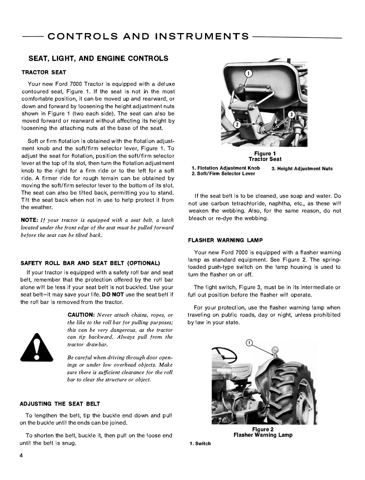 Ford 7000 Tractor Operator's Manual 2