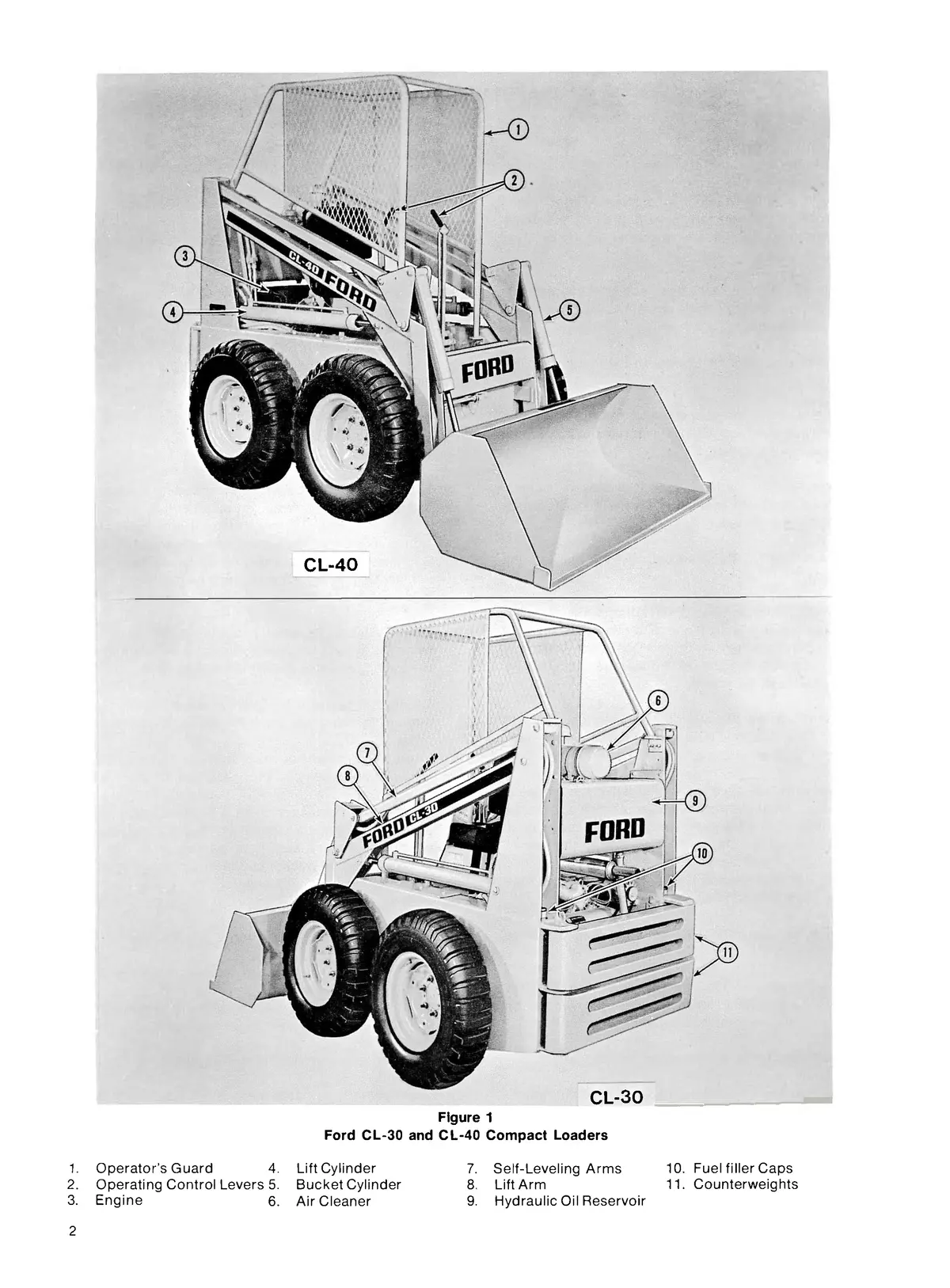 Ford Cl-30, Cl-40 Compact Loader Operator's Manual 2