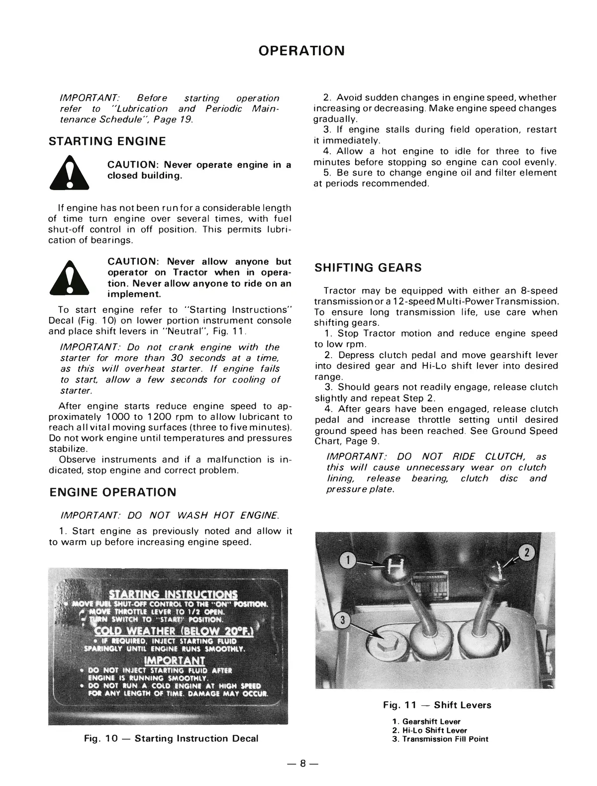 Massey Ferguson Mf 285 Tractor Operator's Manual 2