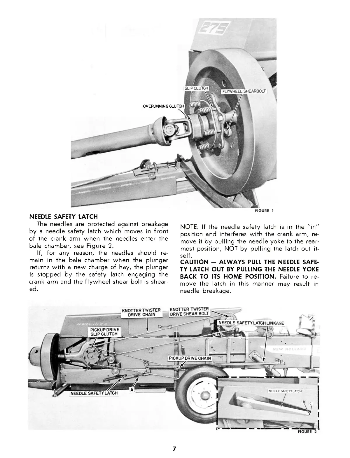 New Holland Hayliner 275 Baler Owner's Manual 2