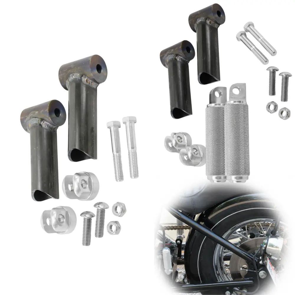 Tc Bros. Passenger Footpeg Kit For Sportster Hardtails 1
