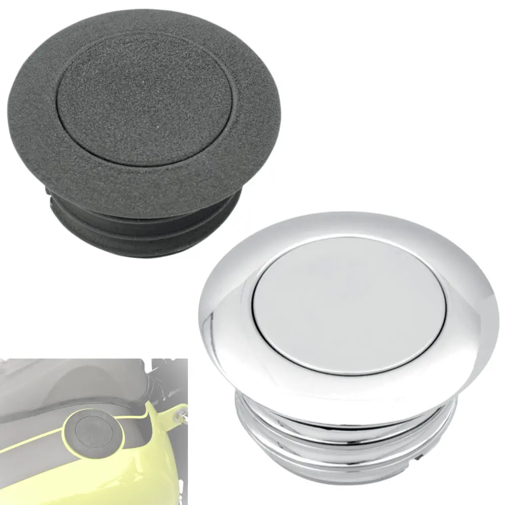 Pop-Up Gas Cap - Vented - Black 1