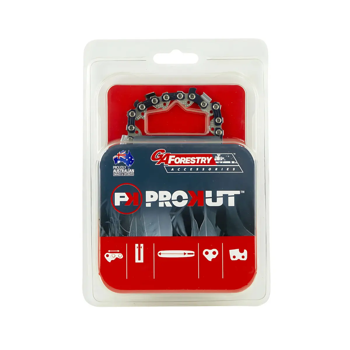 Prokut Semi Chisel Chain - 10" 1/4 .050 58 Dl (Gaf10sd058dl) 1