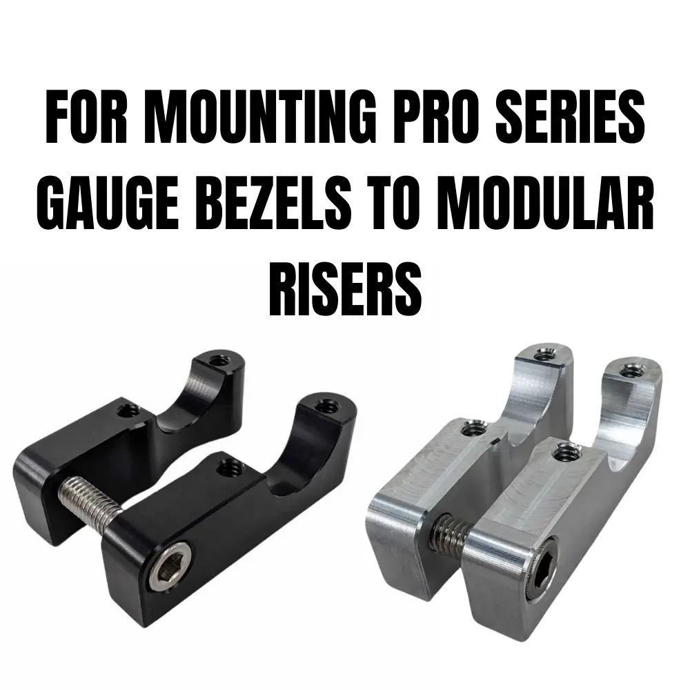 Tc Bros. Gauge Relocation Bracket For Pro Series Modular Risers 1
