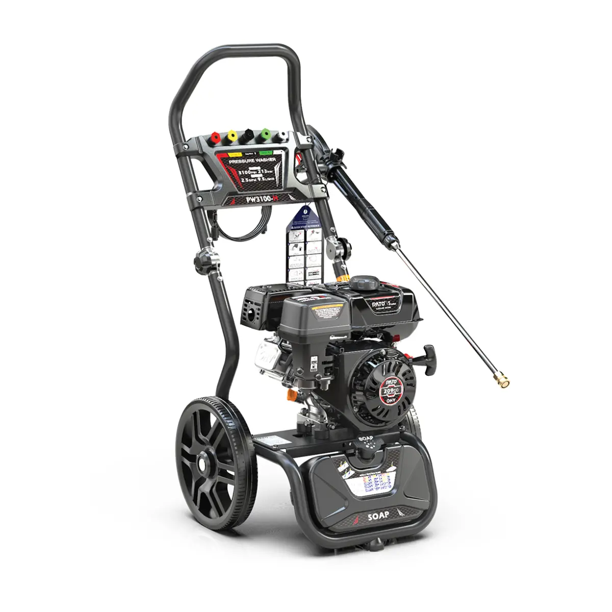 Rato Pw3100-H Petrol High-Pressure Cleaner 1