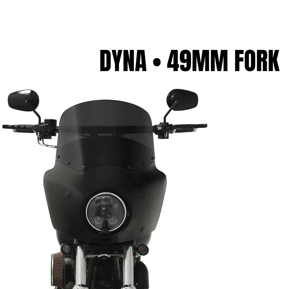 Memphis Shades Road Warrior Fairing Kit For 2006-2017 Harley-Davidson Dyna With 49Mm Fork 1